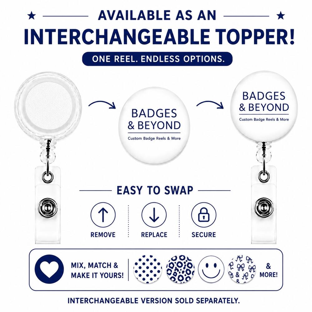 NICU Nurse Badge Reel Neonatal Intensive Care RN Gift Retractable ID Holder - Picture 4 of 4